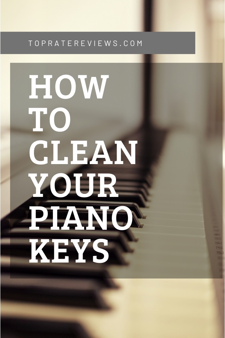 how to clean piano keys
