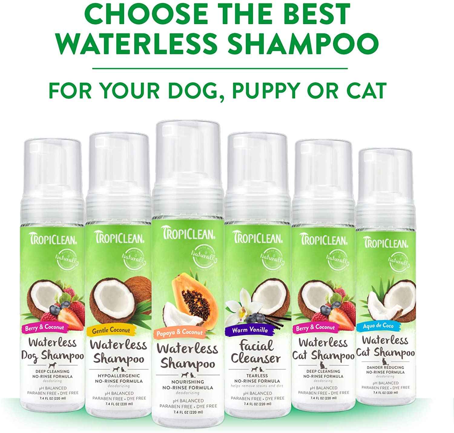 TropiClean Waterless Pet Shampoo