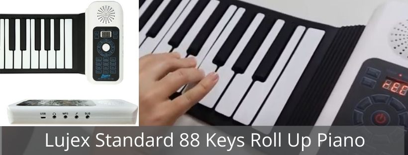 Lujex Standard 88 Keys Portable Roll Up Piano