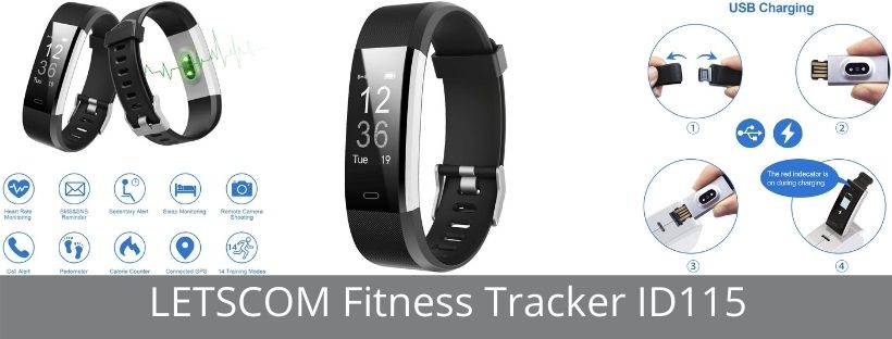 LETSCOM Fitness Tracker ID115