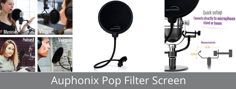 Auphonix Pop Filter Screen