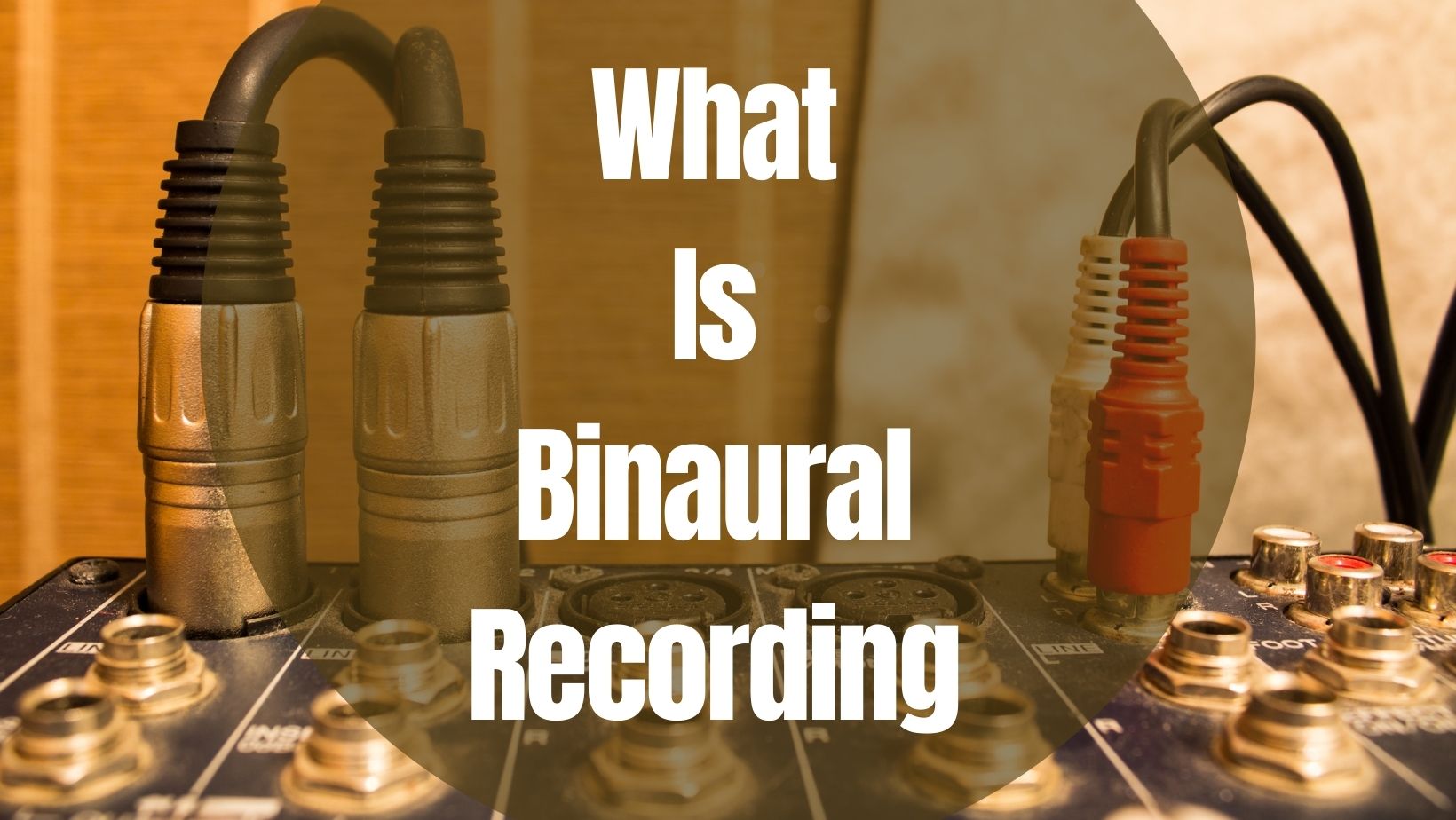 binaural recording setup