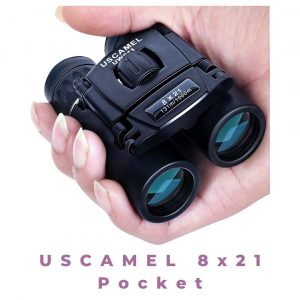 USCAMEL Folding Pocket Binoculars Compact