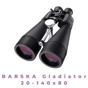 BARSKA Gladiator 20-140x80 Zoom Binocular