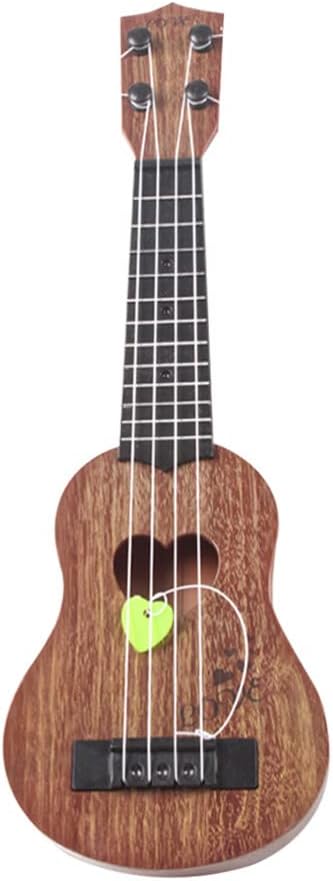 PATKAW Beginner Ukulele Guitar 1PC 38x12.5cm Soprano Ukulele for Beginners Kids Ukulele Wood Children Guitar for Kids Toddlers~Coffee