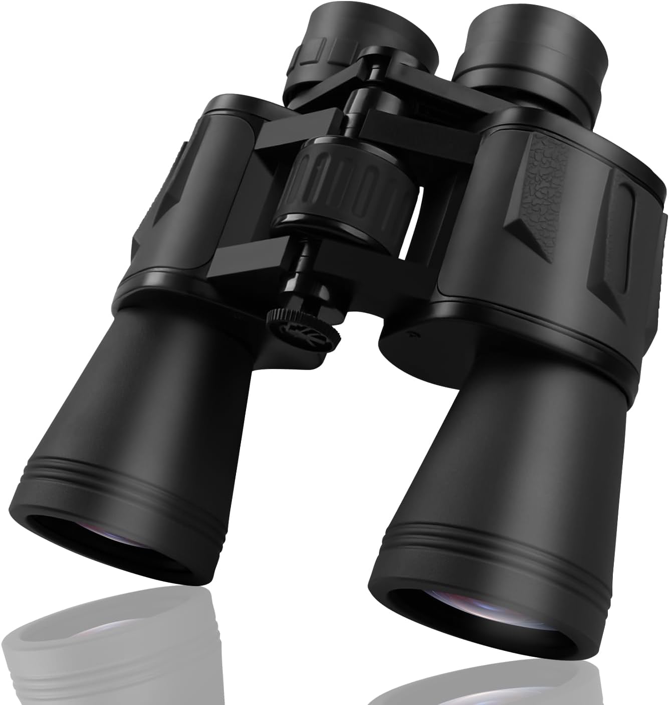 GOANDO 20x50 Binoculars for Adults and Kids High Power Compact Binoculars Large Waterproof Binoculars with Low Night Vision for Hunting Bird Watching Travel Sightseeing Outdoor Sports, Black