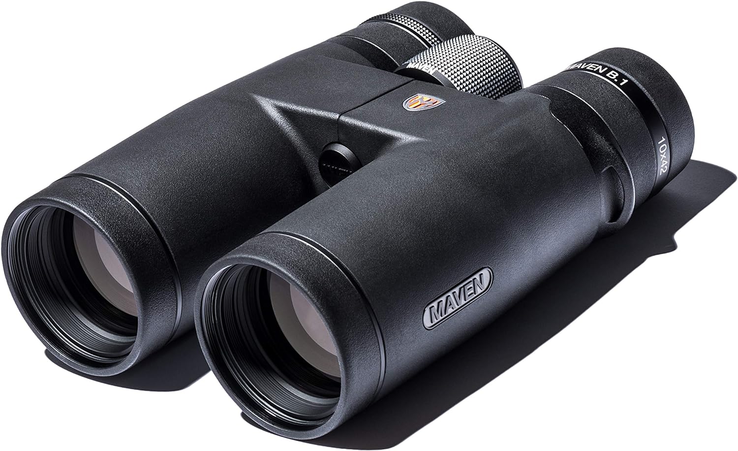 Maven B1.2 42mm ED Binoculars (8X42, Gray/Orange)