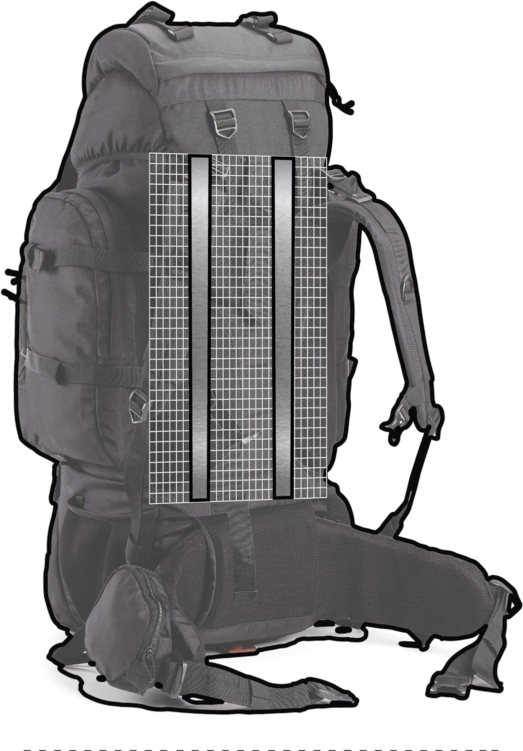 TriPole Colonel 95 Litres Rucksack + Detachable Day Pack