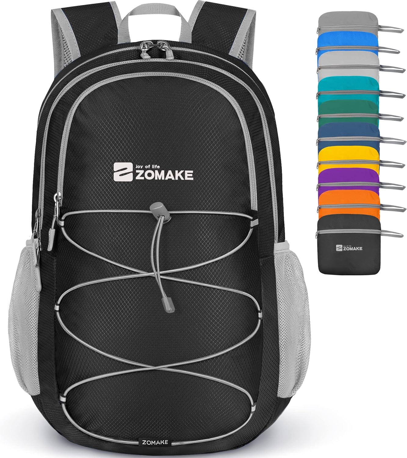 ZOMAKE 28L Small Packable Hiking Backpack - Lightweight Hiking Daypack - Water Resistant Foldable Day Pack for Camping