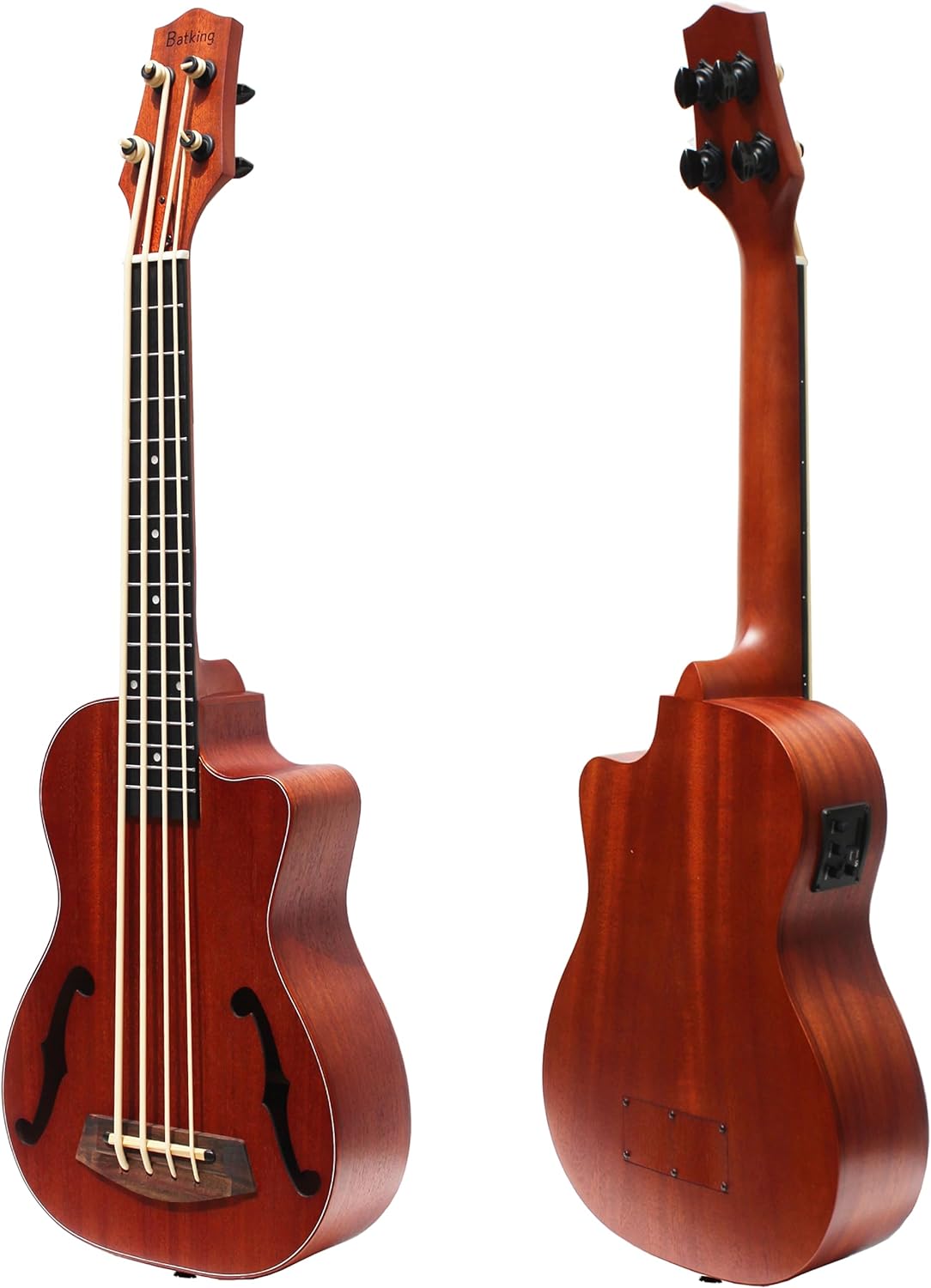 Batking fretless ubass,30 inch baritone electric ukulele bass,Electric Acoustic Bass Ukulele Wtih Gig Bag