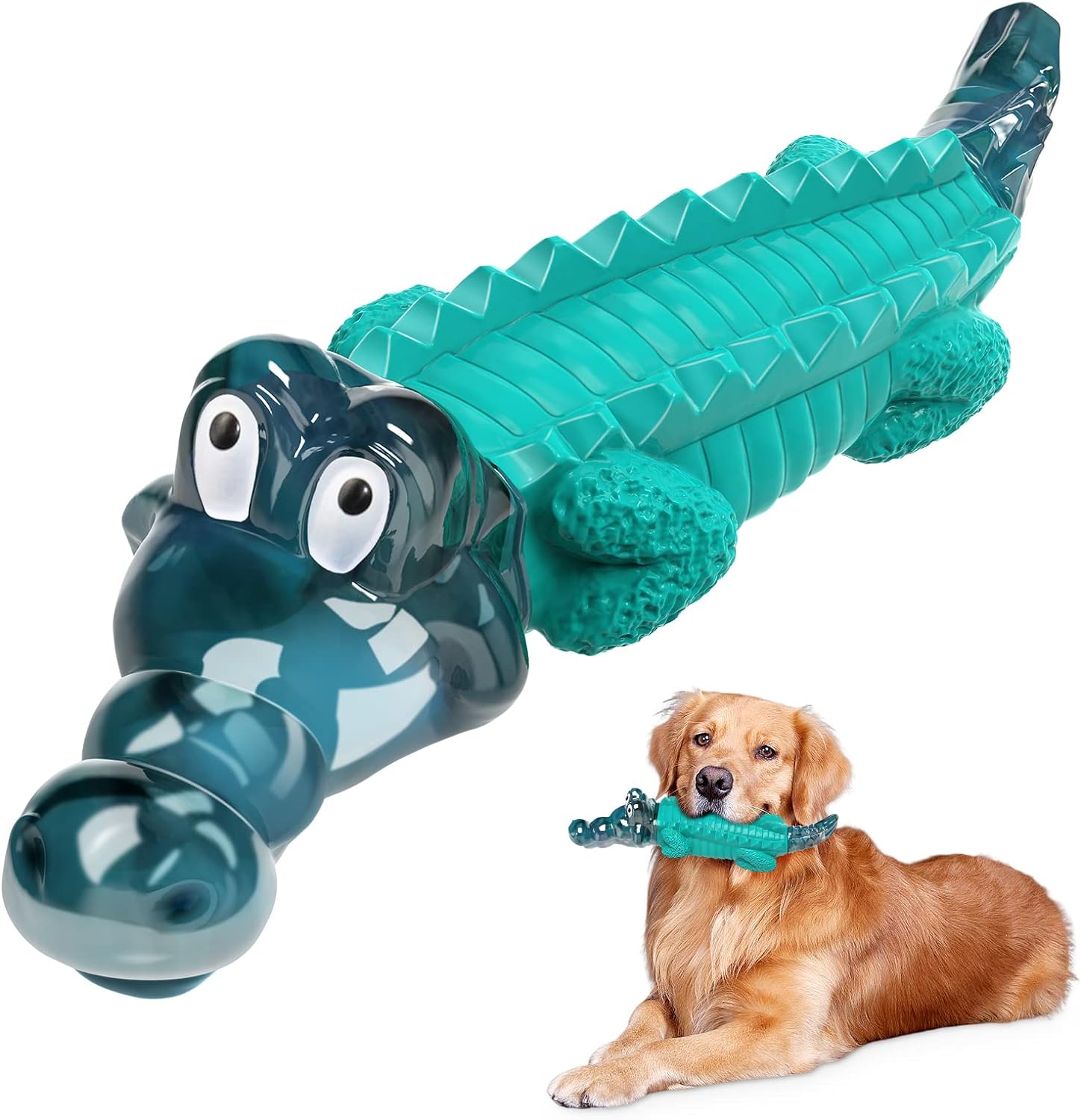 Dog Toys for Aggressive Chewers: Dog Chew Toy/Large Dog Toys/Tough Dog Toys/Heavy Duty Dog Toys/Durable Dog Toys for Large Breeds Dogs/Super Chewer Dog Toys to Keep Them Busy (Blue)