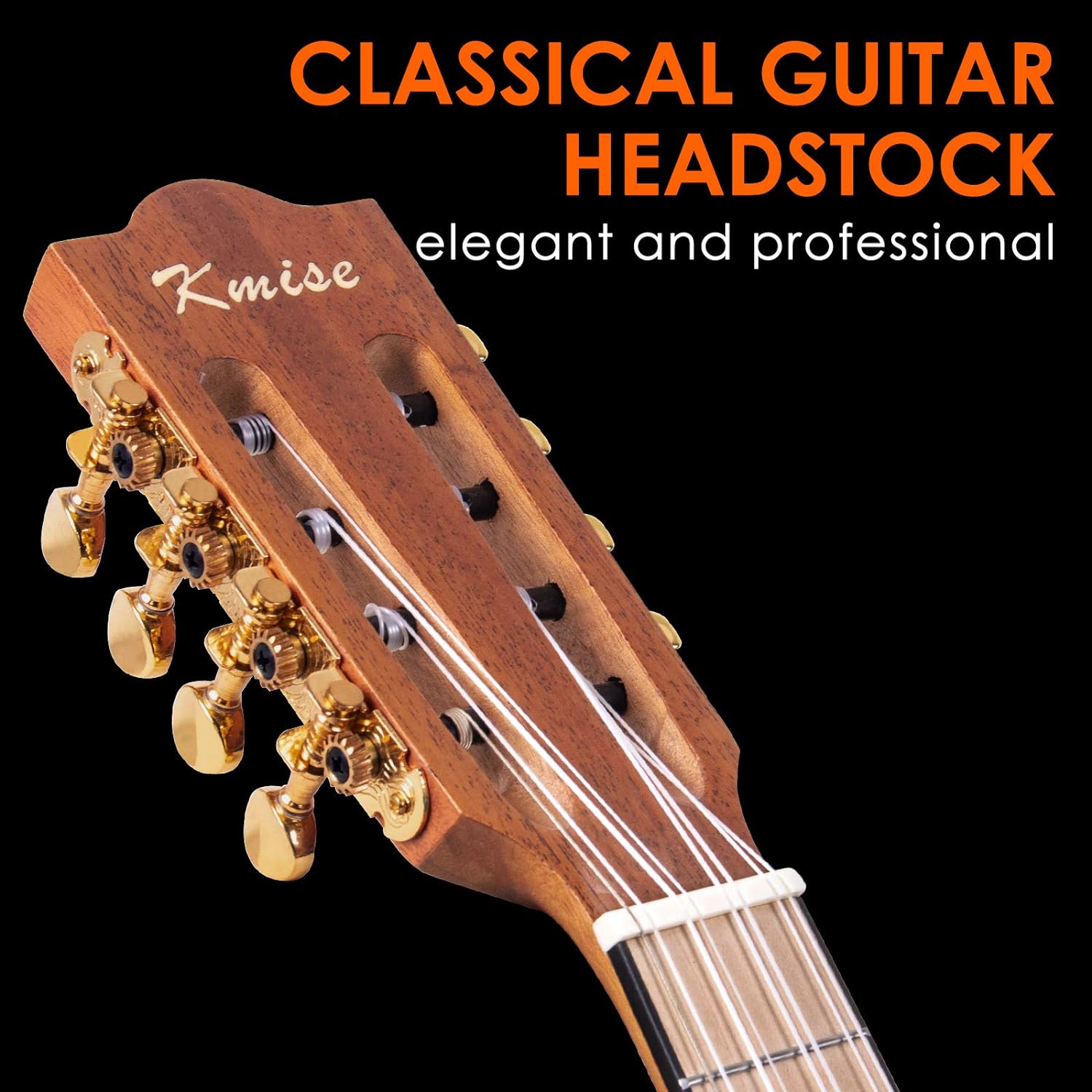 Kmise Guitalele 31 inch Guitarlele Mini Travel Guitar Ukulele Mahogany with Gig Bag Tuner Picks Strap (8 String Tenor)