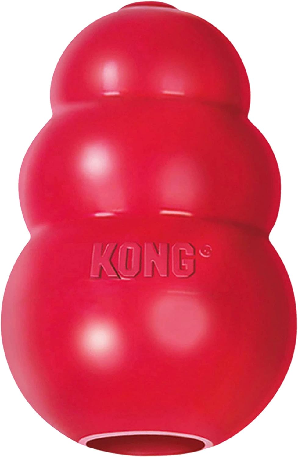 KONG - Classic Dog Toy, Durable Natural Rubber- Fun to Chew, Chase and Fetch - for Medium Dogs