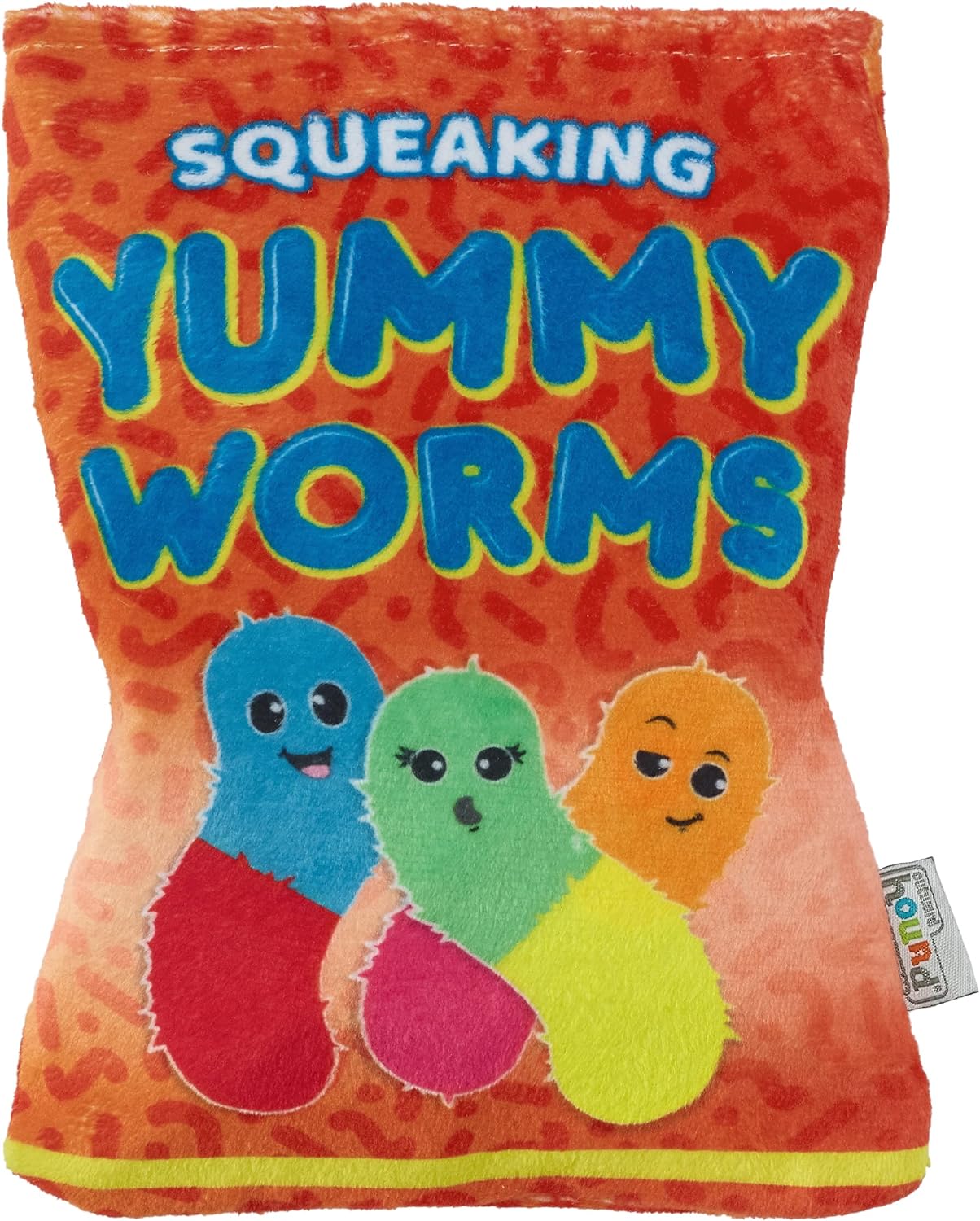 Outward Hound Snack Bag Yummy Worms Puzzle Squeaky Dog Toys