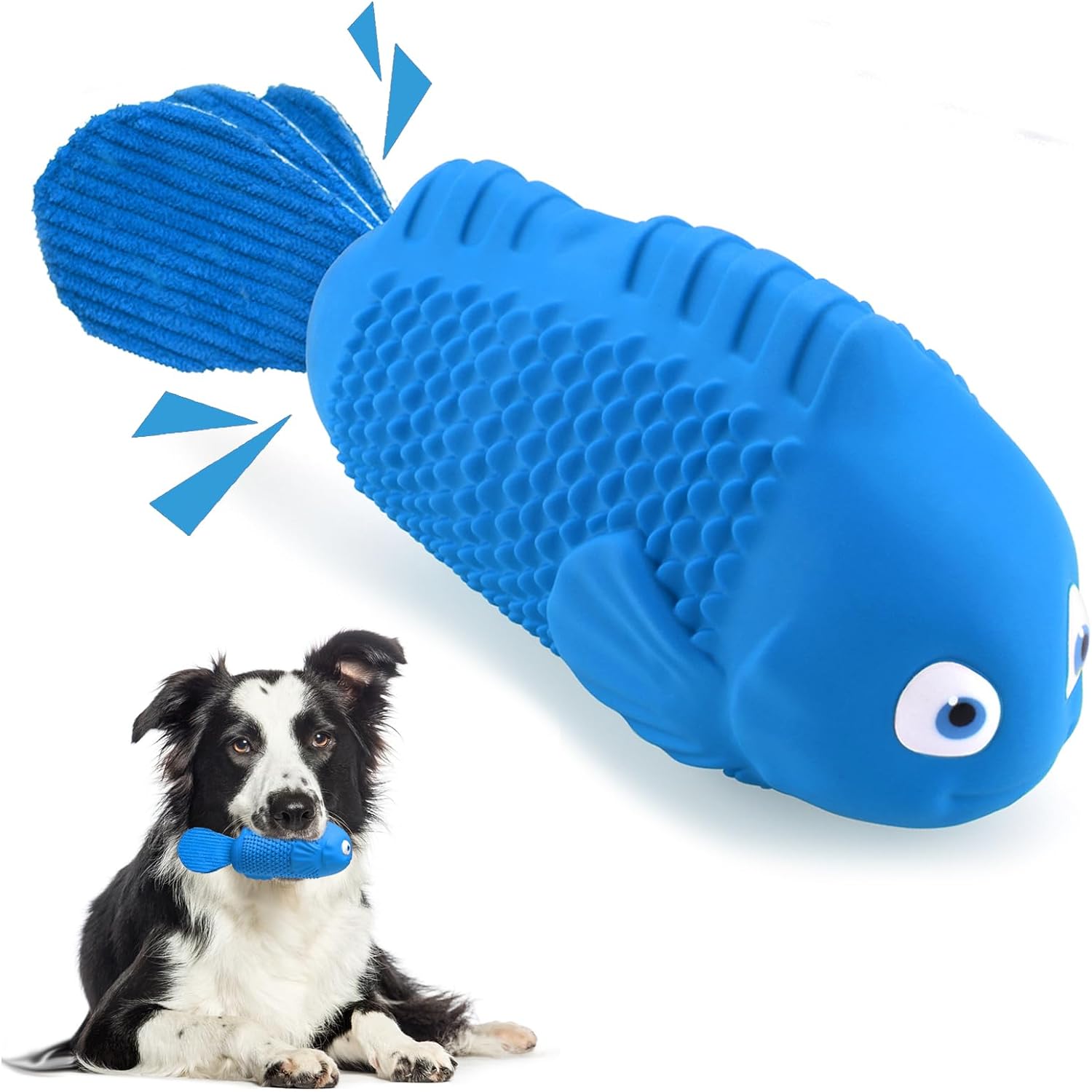 WinTour Squeaky Dog Toys for Aggressive Chewers, Dog Chew Toys for Aggressive Chewers Large Breed, Indestructible Tough Dog Toys, Durable Dog Toys